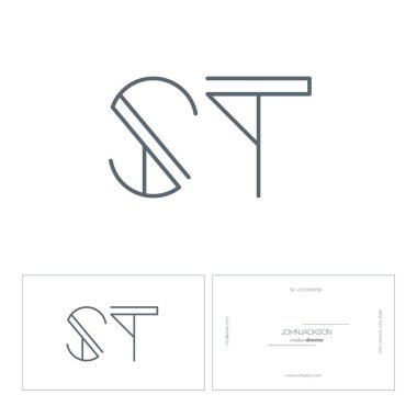 satır ortak harf logo St