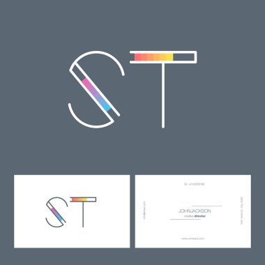 satır ortak harf logo St