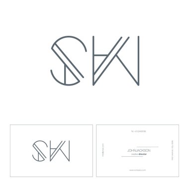 satır ortak harf logo Sw