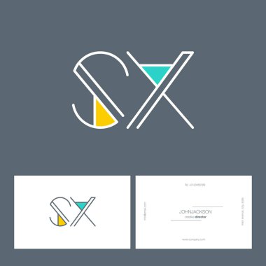 satır ortak harf logo Sx