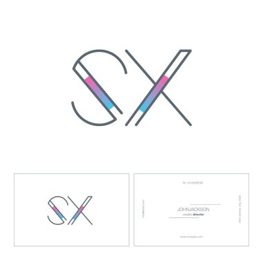 satır ortak harf logo Sx