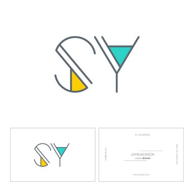 satır ortak harf logo Sy