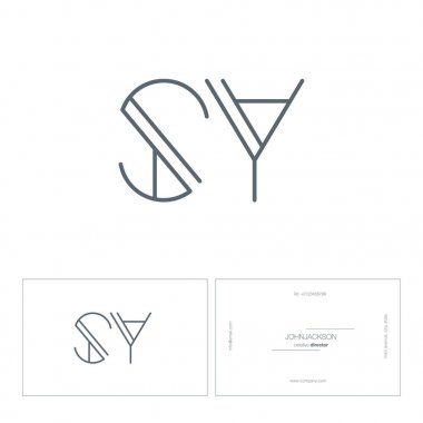 satır ortak harf logo Sy