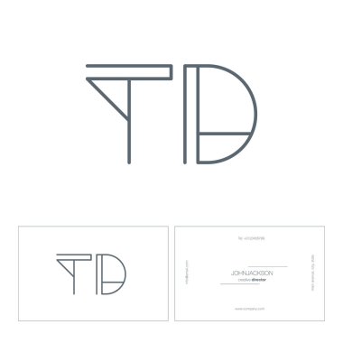 satır ortak harf logo td