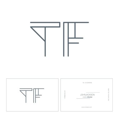 satır ortak harf logo tf