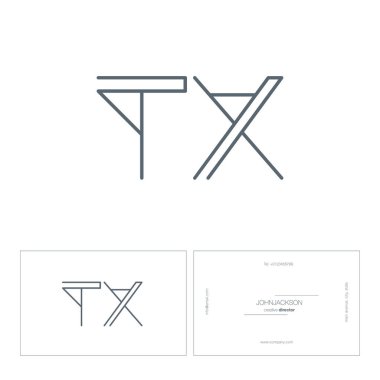 ortak harf logo satır tx