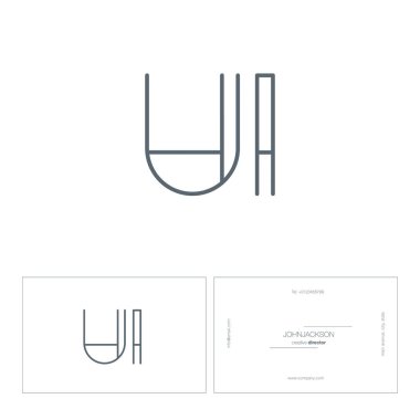 çizgi harf logosu UI