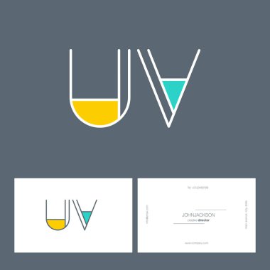 çizgi harf logo Uv