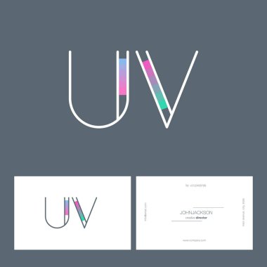 çizgi harf logo Uv