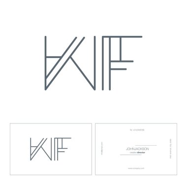 satır ortak harf logo Wf 