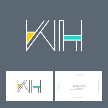 satır ortak harf logo Wh 