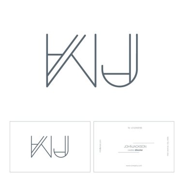 satır ortak harf logo Wj 