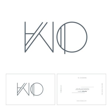 satır ortak harf logo Wo