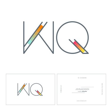 satır ortak harf logo Wq