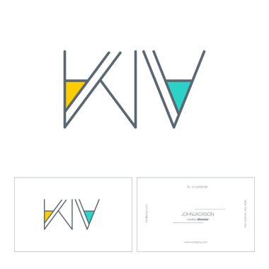 satır ortak harf logo Wv