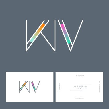 satır ortak harf logo Wv