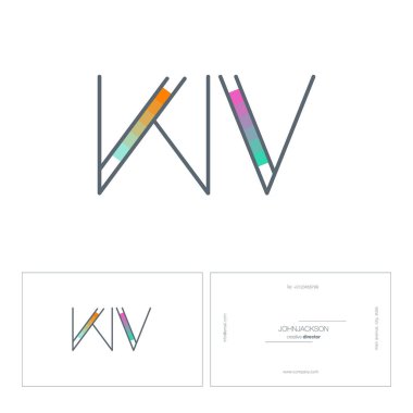 satır ortak harf logo Wv