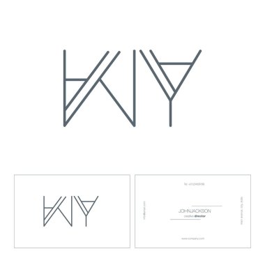 satır ortak harf logo Wy