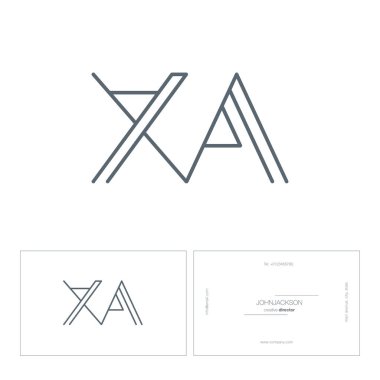 Ortak logo X line bir