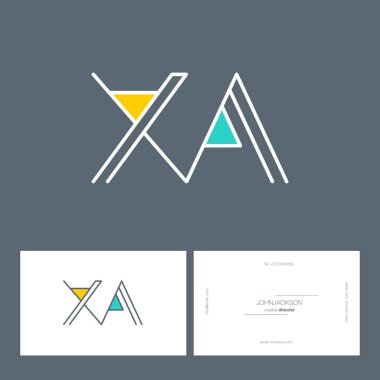 Ortak logo X line bir