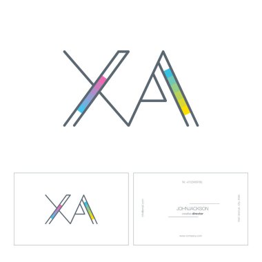 Ortak logo X line bir