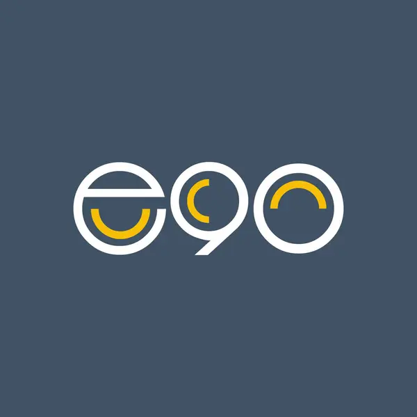 Basamak logo E90 — Stok Vektör