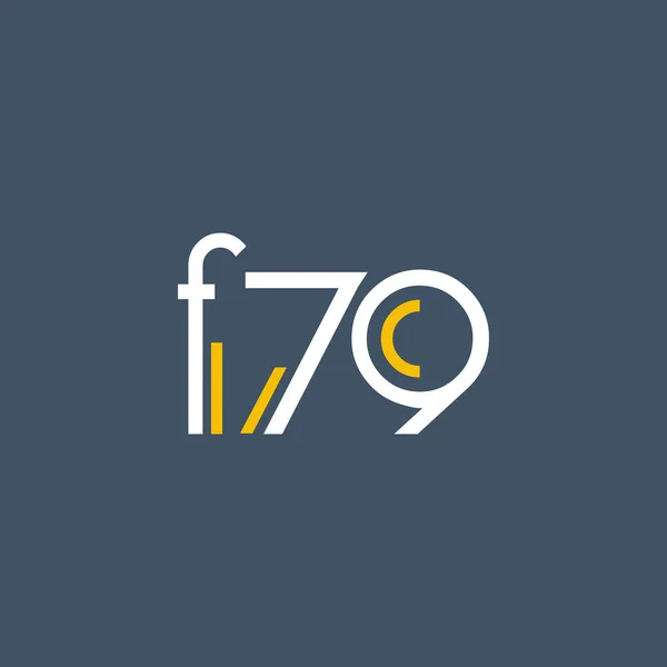 数字标识 F79 — 图库矢量图片