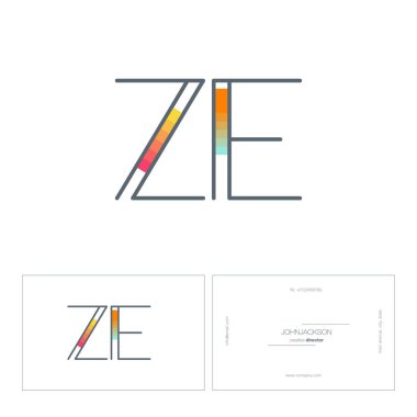 satır ortak harf logo Ze 