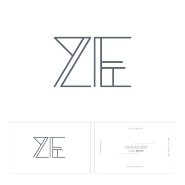 satır ortak harf logo Ze 