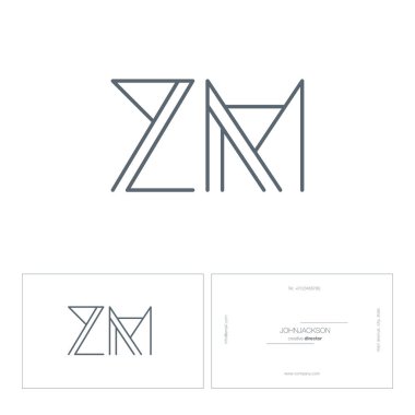 satır ortak harf logo Zm