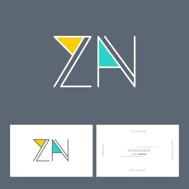 ortak harf logo Zn line