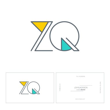 satır ortak harf logo Zq