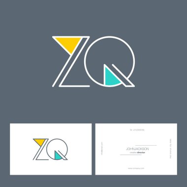 satır ortak harf logo Zq