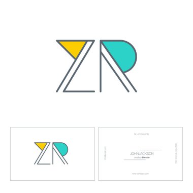 satır ortak harf logo Zr