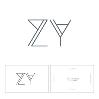 satır ortak harf logo Zy