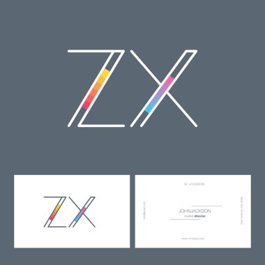 satır ortak harf logo Zx