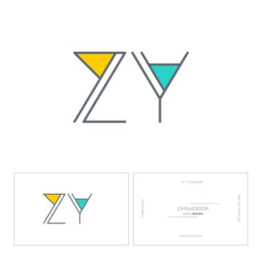 satır ortak harf logo Zy