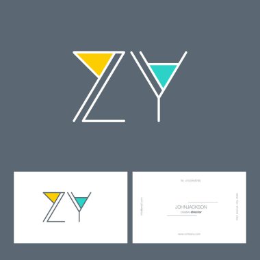 satır ortak harf logo Zy