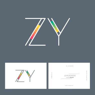 satır ortak harf logo Zy