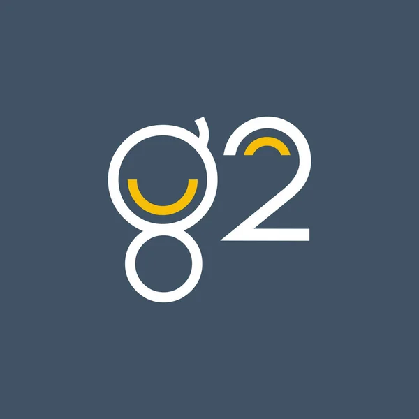 Круглый логотип g2 — стоковый вектор