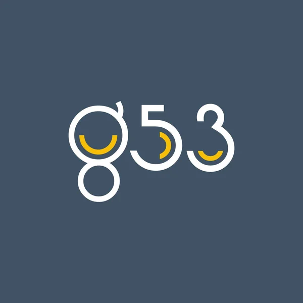 Logo rond g53 — Image vectorielle