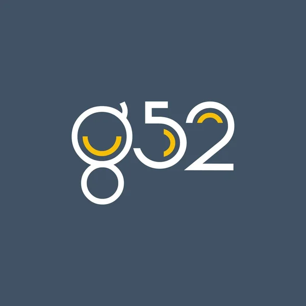 Logotipo redondo g52 —  Vetores de Stock