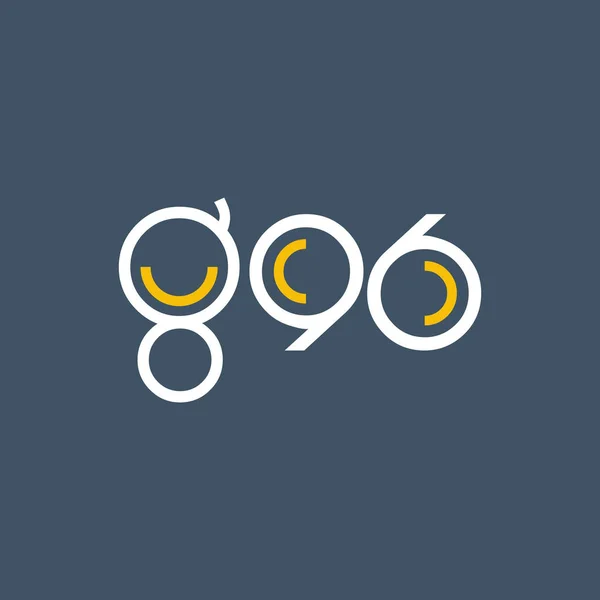 Στρογγυλό λογότυπο g96 — Διανυσματικό Αρχείο