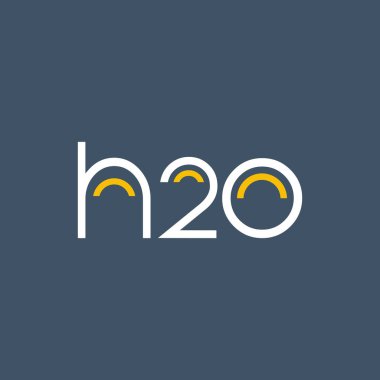 digital logosu H20 tasarımını