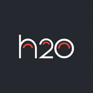 digital logosu H20 tasarımını