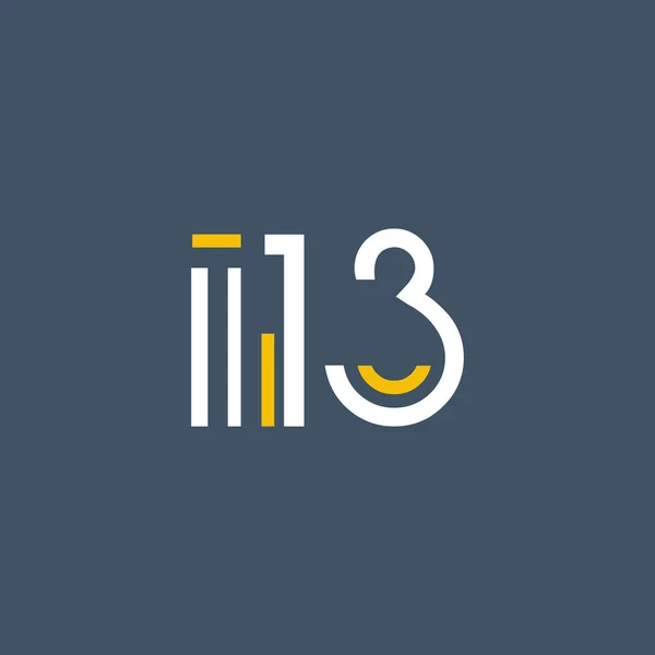 Yuvarlak logo I13 — Stok Vektör
