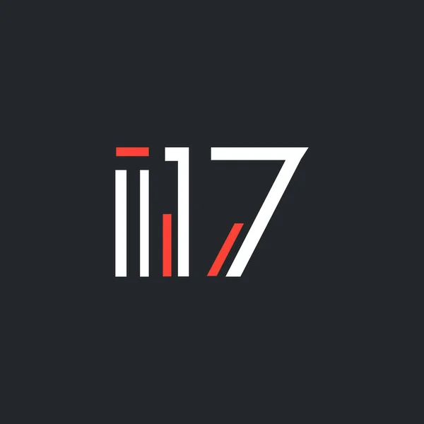 Logo rond I17 — Image vectorielle