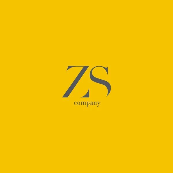 Logo comune Zs — Vettoriale Stock