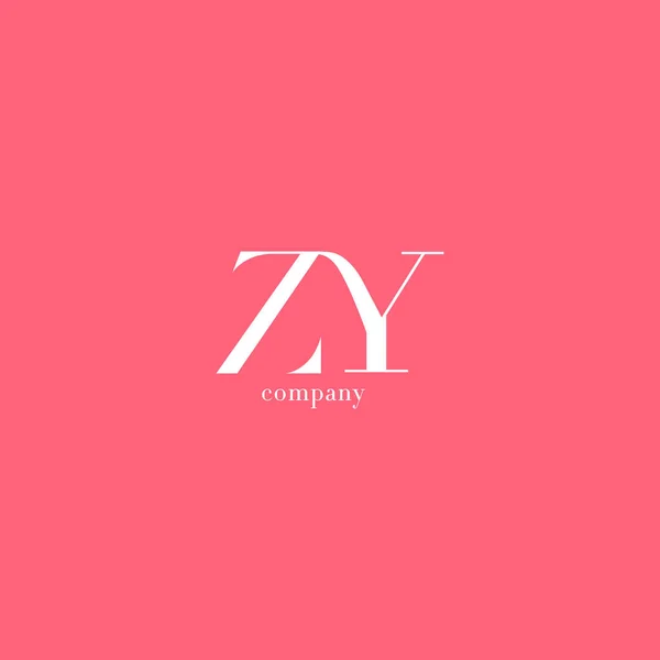 Gemensam logotyp Zy — Stock vektor