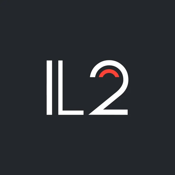 라운드 로고 Il2 — 스톡 벡터